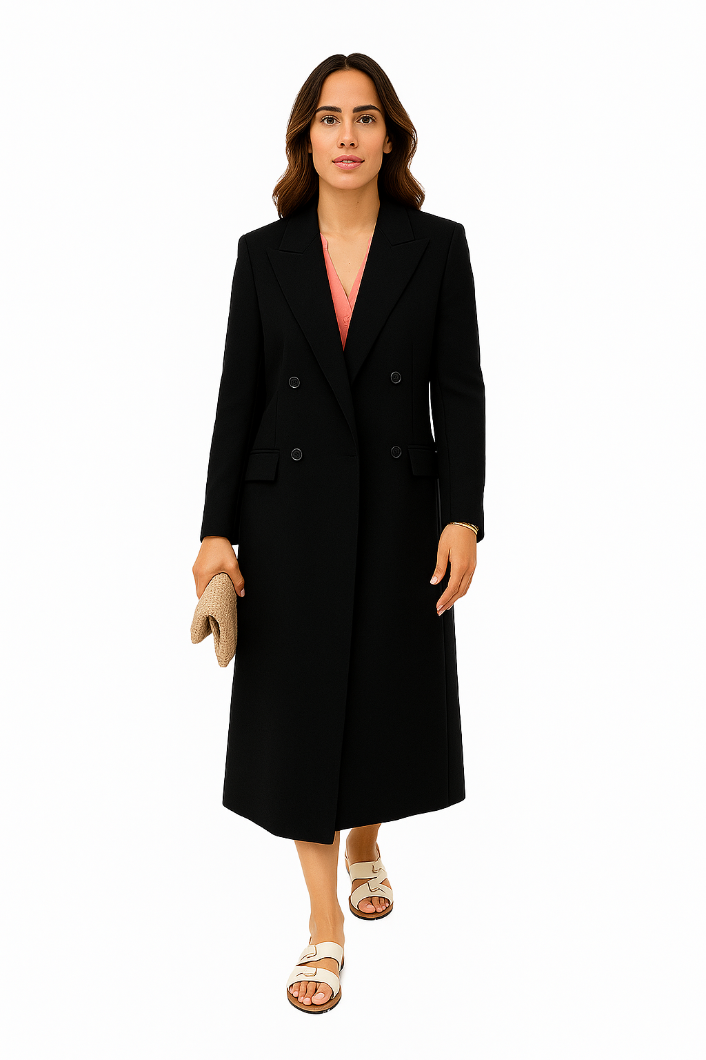 Women’s Double-Breasted Coat