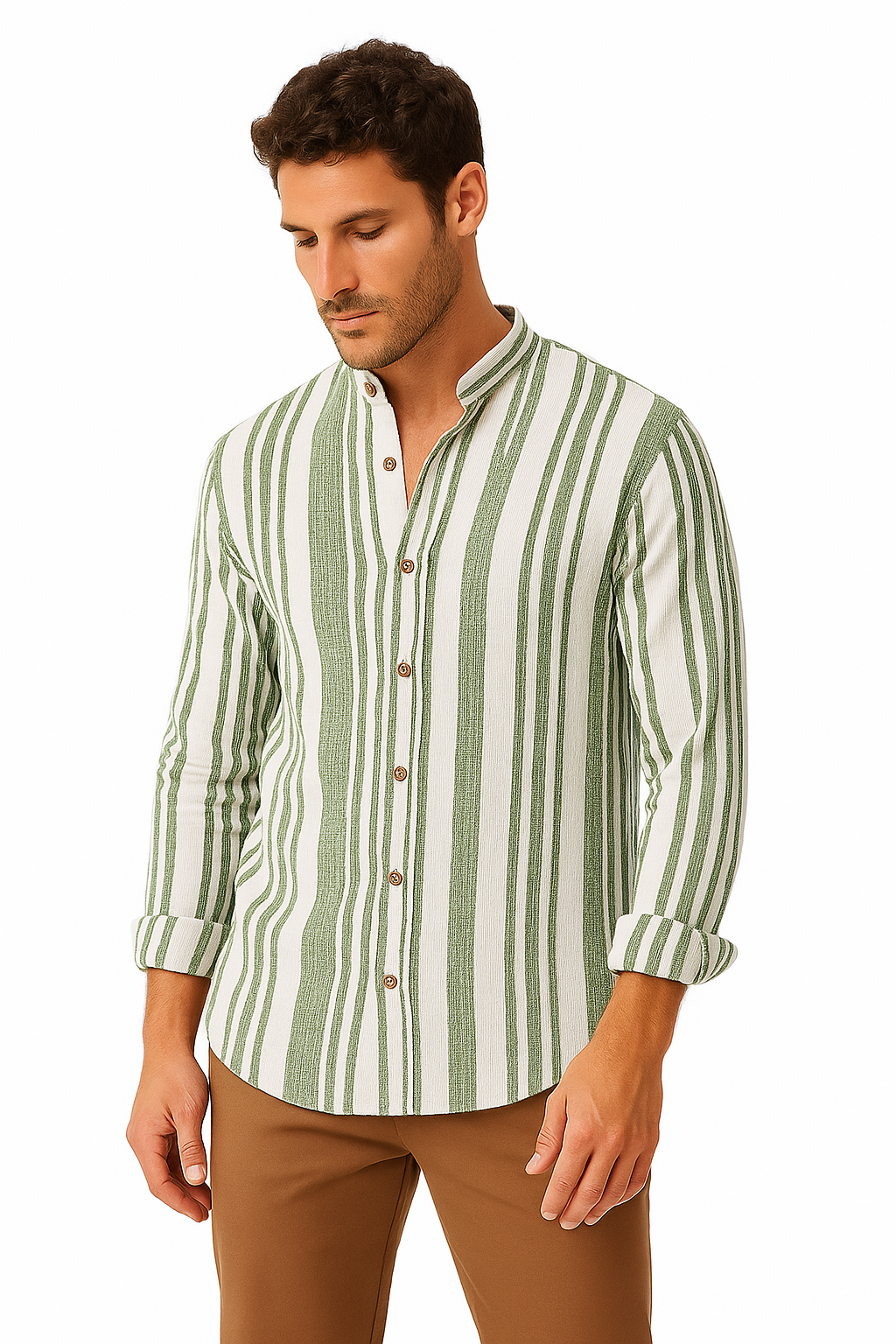 Men’s Long Sleeve Striped Shirt